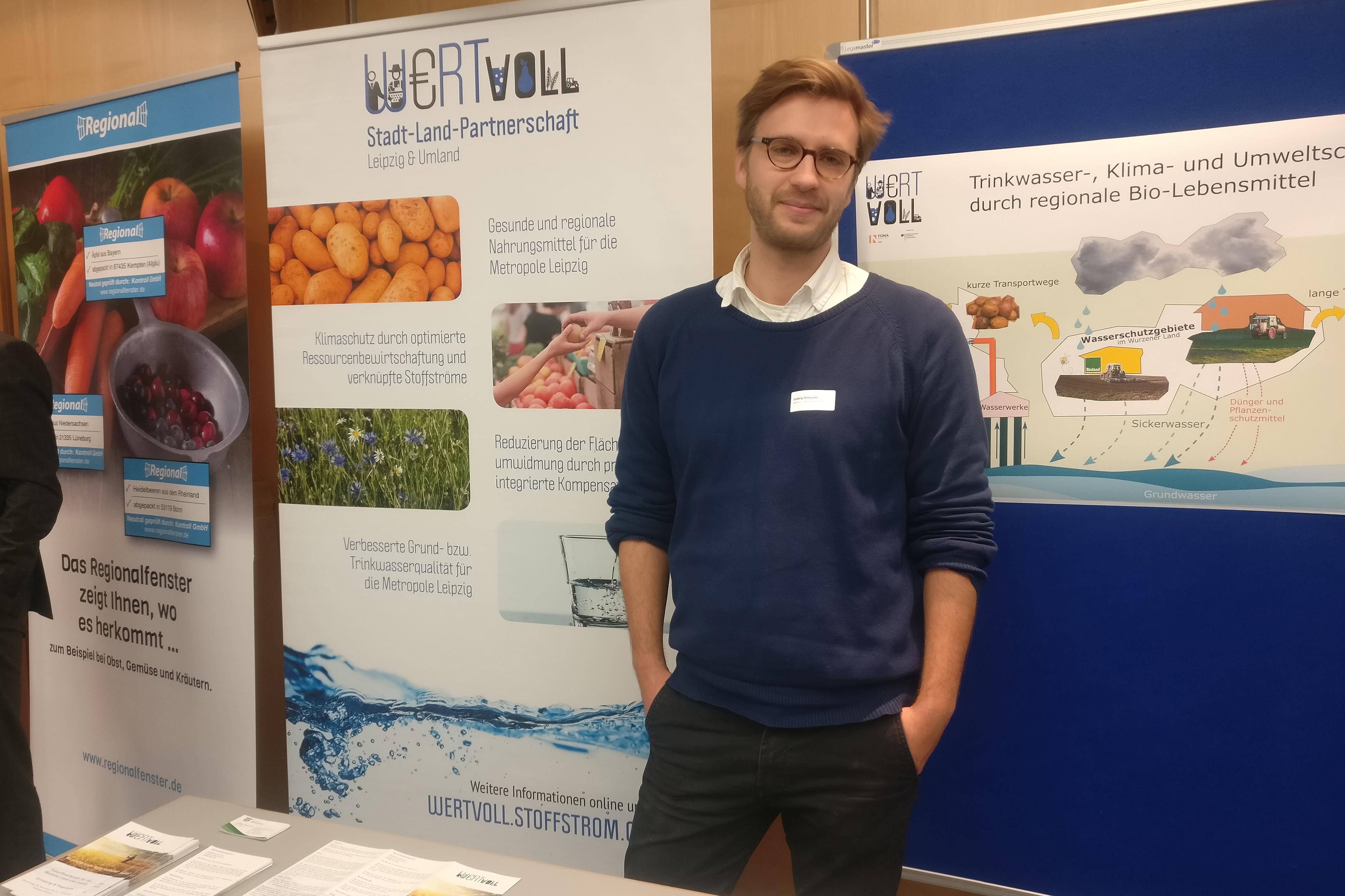 Ludwig Hentschel informiert über das Projekt WERTvoll.